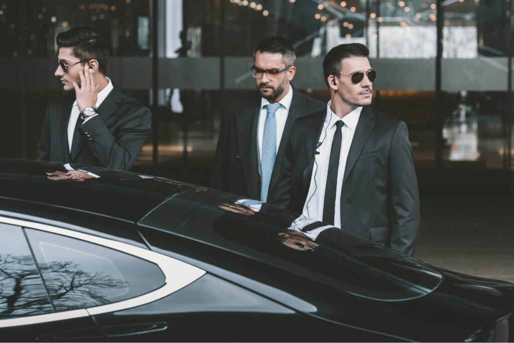 bodyguards going with businessman and reviewing te 2021 09 03 12 20 06 utc